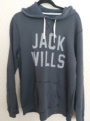 Ladies . Jack Wills Hoodie.med. Blue. Logo. Long Sleeve. Sweatshirt. • 11.99€