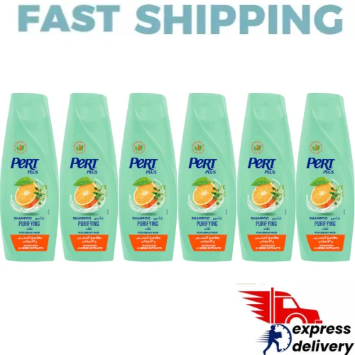 Pert Plus Shampoo Mandarin For Fine & Greasy Hair  400 ml ( Pack of 6 ) - Image 1 of 1