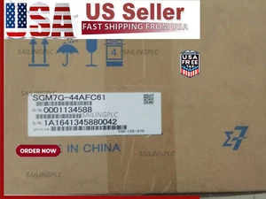 New In Box YASKAWA SGM7G-44AFC61 AC Servo Motor - Picture 1 of 10