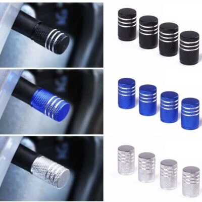 4PCS Alloy Tire Valve Air Dust Cover Stem Schrader Caps Wheel Car Truck SUV Bike - Image 1 of 2