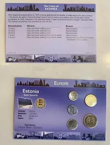 Juego de monedas Estonia fechas mixtas - Imagen 1 de 4