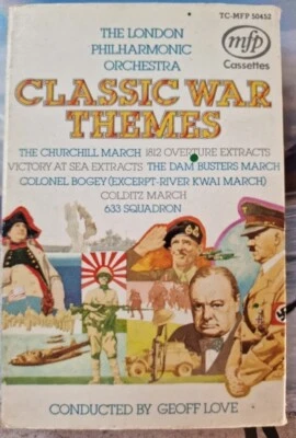 Classic War Themes: London Philharmonic Orchestra / Geoff Love - Cassette WW2 Foto 1 de 4