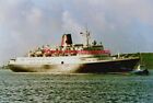 Cunard Passenger Ship Caronia Ex-Vistafjord - Original Photo At Lisbon