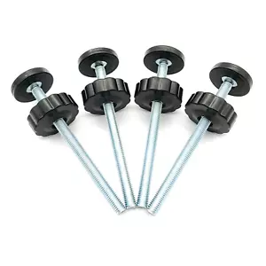 4 Pack 8MM Baby Gate Threaded Spindle Rod, Replacement Hardware Parts Kit for Pe - Picture 1 of 9