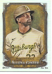 2024 Topps Allen & Ginter ANDREW McCUTCHEN Silver Portrait -PIRATES- #203 - Picture 1 of 1