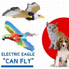 Interactive Simulation Bird Cat Toy Flying Eagle Electric Hanging ToyCat BEST US
