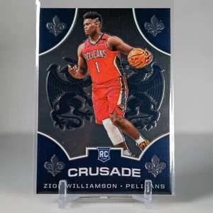 Zion Williamson Crusade 2019-20 Panini Chronicles RC #529 🔥 Chrome Rookie - Picture 1 of 2