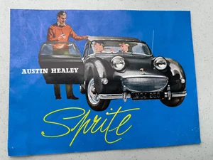 1959 Austin Healey "Bug Eye" Sprite introductory foldout sales brochure - Picture 1 of 7