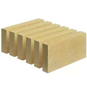 Fire Bricks, High Temperature Insulated Firebricks for Wood Stoves Fireplaces - Picture 1 of 7