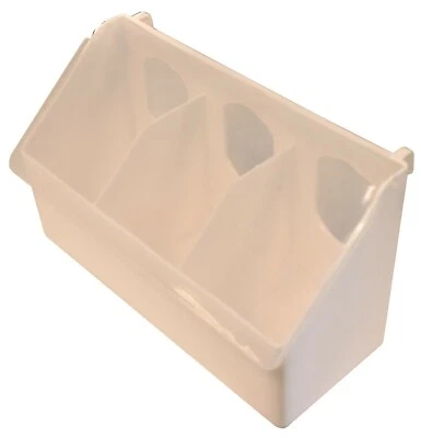 RITE FARM PRODUCTS 3 HOLE PLASTIC QUAIL PIGEON DOVE BIRD OUTSIDE OF CAGE FEEDER