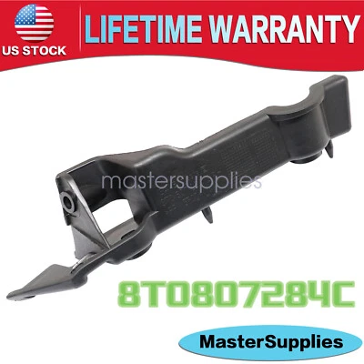 Soporte de soporte de guardabarros derecho para parachoques delantero negro para Audi A5 Quattro S5 2008-17 Foto 1 de 4