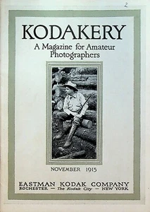 Kodakery Magazine for Amateur Photographers Kodak November 1915 Rochester NY - Picture 1 of 2