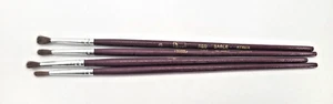 Adams Red Sable #3 Paint Brush For Ceramics Vintage Set of 4 - Picture 1 of 1