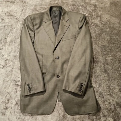 Blazer Giorgio Armani Le Collezioni Hombre Talla 50 Gris Dos Botones Manga Larga  Foto 1 de 4