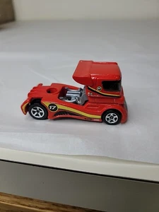 Hot Wheels 1998 First Edition Semi-Fast Racing Truck rot Maßstab 1:64 - Bild 1 von 19