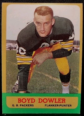 1963 Topps Boyd Dowler #88 Green Bay Packers Flanker/Punter EX-NMT - Image 1 of 2