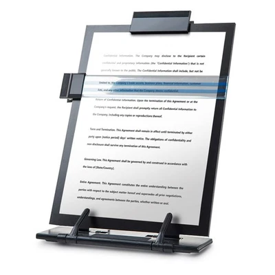 Desktop Document Book Holder, Document Paper Holder for Typing with 7 Adjusta... - Image 1 of 4