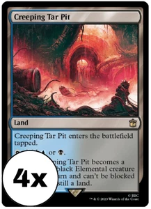 MTG - Creeping Tar Pit Playset (x4) - Universes Beyond Doctor Who - Picture 1 of 1