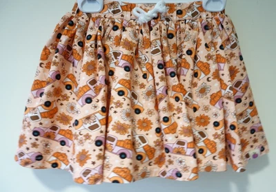 Pantalón corto Cheeky Plum Pumpkins & Sunflowers talla 6 nuevo con etiquetas Foto 1 de 2