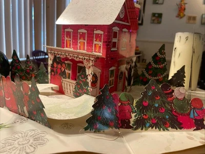 V/A Home For Christmas POP UP DECORATION 2 X LP Records Realm Holiday VG+!!!! - Image 1 of 4