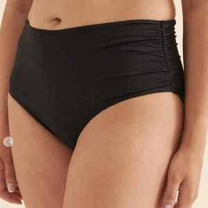 Anne Cole Small High Waist Bikini Bottom Black Swim Bottom NEW - Bild 1 von 11