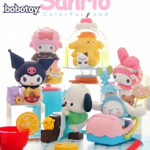 MINISO Sanrio Colorful Food Series Blind Box Confirmed Figure Toys Birthday Gift - Picture 1 of 17