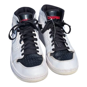 Nike Jordan Jumpman Herren Turnschuhe Weiß Schwarz Rot Größe 10,5 - Bild 1 von 6