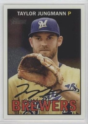 2016 Topps Heritage Chrome /999 Taylor Jungmann #THC-489 - Image 1 of 2