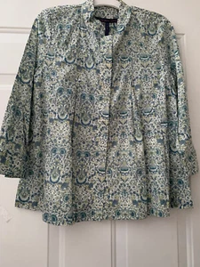 Mon Petit Oiseau Women's 3/4 Sleeve Beverley Cotton Top Size S - Picture 1 of 6
