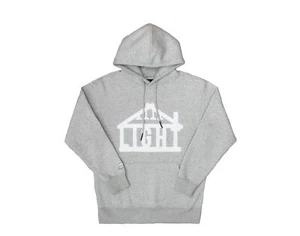 HP Farms Lighthouse Pull-Over Heather Grey/White Men's Hoodie 33604-HGRY - Picture 1 of 2