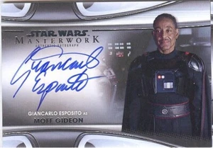 2021 Star Wars Masterwork MWA-GE Giancarlo Esposito - Moff Gideon Autograph Card - Picture 1 of 1