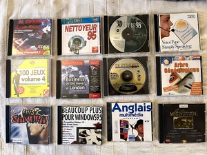 Lot jeux logiciels Windows PC vintage - Photo 1/13