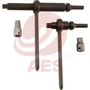 JUEGO DE 2 PIEZAS PISTOLA DE REMACHE DE HERRAMIENTAS DE AVIÓN 4 Y 8" T/BARRA AGITADOR DE TORNILLOS / EXTRACTOR / GOLPEADOR - Imagen 1 de 2