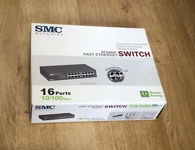 SMC Networks EZ Switch SMC-EZ1016DT BRAND NEW - Image 1 of 3
