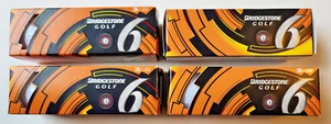 4 packs of BRIDGESTONE GOLF BALLS – 12 balls TOTAL – White e6 - NEW - Picture 1 of 6