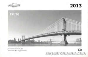 Used 2013 Chevrolet Cruze Owners Manual - Picture 1 of 1