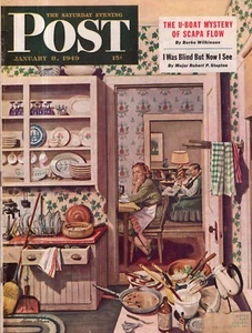 1949 Saturday Evening Post January 8 - Luke Short; Scapa Flow; Forest Rangers - Picture 1 of 1