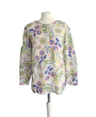 A.P.C. Rue Madame Paris Women's Floral Pattern Blouse Shirt. Size EU 42/UK 14. - Image 1 of 4