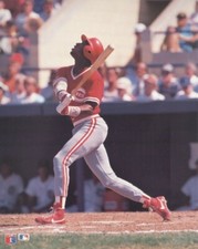 8 x 10 Color Glossy Photo Card: 1990 Eric Davis - Cincinnati Reds