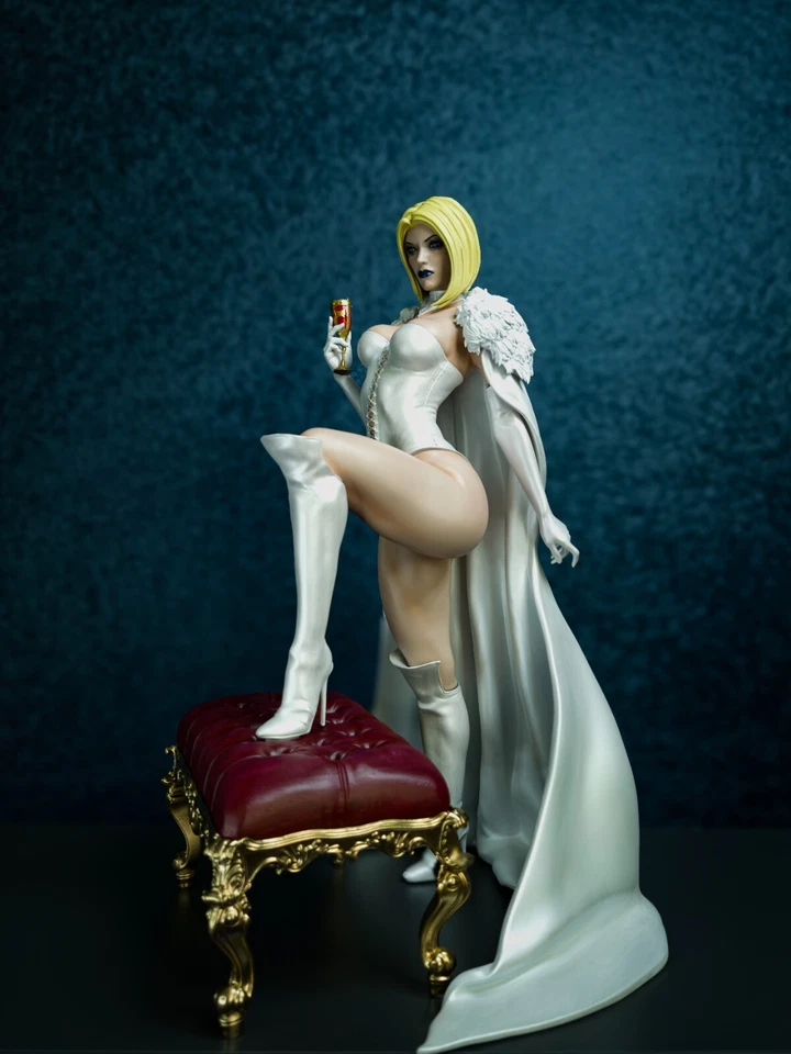 1:6 Emma Frost figure WHITE QUEEN statue | HAND PAINTED | - Image 1 of 4