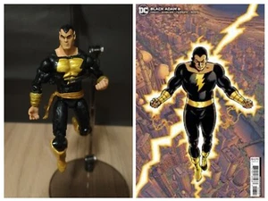 3.75" 1:18 Custom Action Figure Black ADAM DC Comics Marvel Universe - Picture 1 of 7