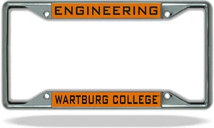 Marco de placa de matrícula de ingeniería de Wartburg College - Imagen 1 de 1