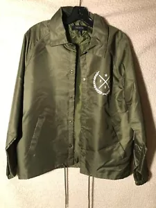 Ring Of Fire Men's Coach's Jacket! Size Men's Small NWT Olive Green RYO0064 - Picture 1 of 5