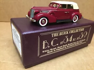 BROOKLIN MODELS METAL 1:43 1937 BUICK SPECIAL CONV. PHAETON B.C. 005 senza scatola come nuovo - Foto 1 di 8