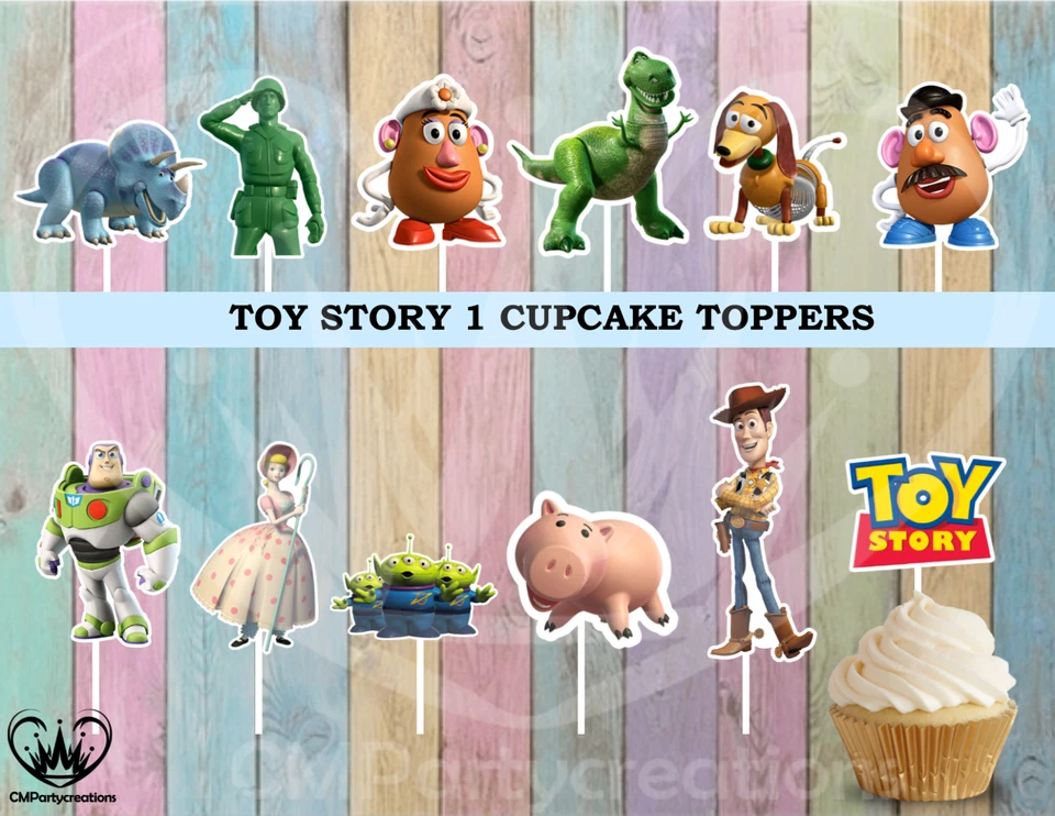 Toy Story Cupcake Toppers - Image 1 of 1