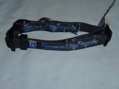 KANSAS CITY ROYALS Ajustable COLLAR PERRO/MASCOTA Talla Pequeña por Hunter Mfg Nuevo con Etiquetas dk Foto 1 de 3