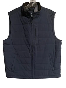 Chaleco acolchado Tailor Vintage para hombre talla mediana azul marino oscuro - Imagen 1 de 7