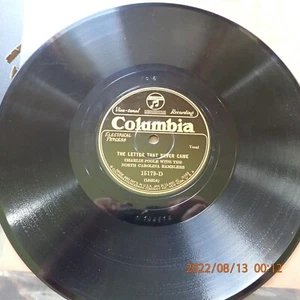 78 Charlie Poole Columbia 15179-D 15179 Letter That Never Came Falling By The W - Picture 1 of 2