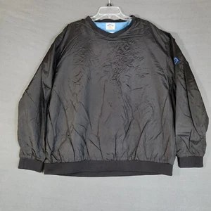 Callaway Golf Windbreaker Men 2XL Black Ripstop Nylon Long Sleeve Pullover - Picture 1 of 10