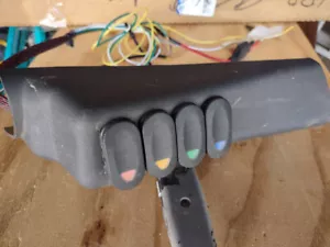 Left Hand A Pillar Lighting Switch Pod 4-Switch Panel for 07-18 Jeep Wrangler JK - Picture 1 of 2